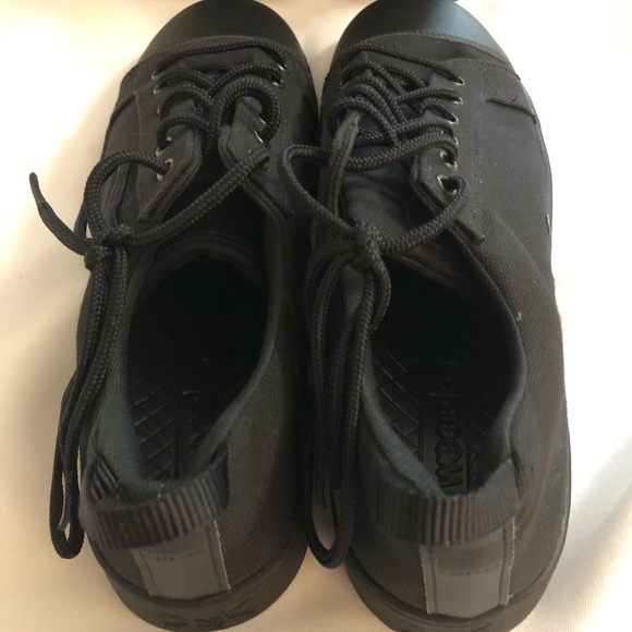 WOOBIES Men's Mod-1 Canvas Shoe Sneaker Black - Picture 5 of 6